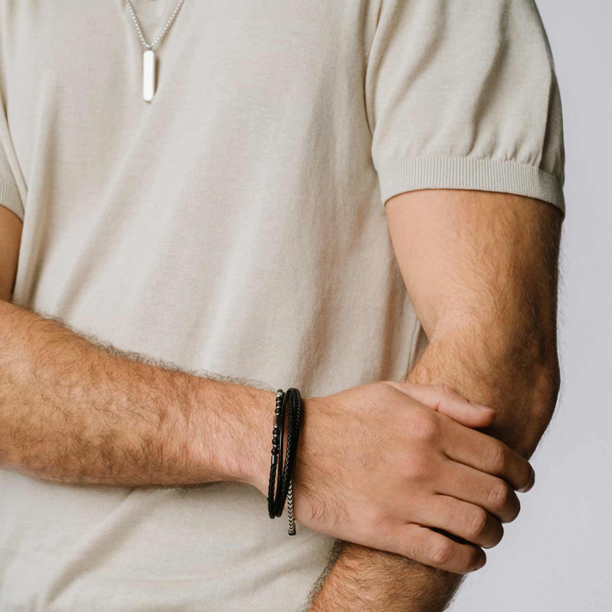 Naszyjnik srebrny pozłacany z perłami