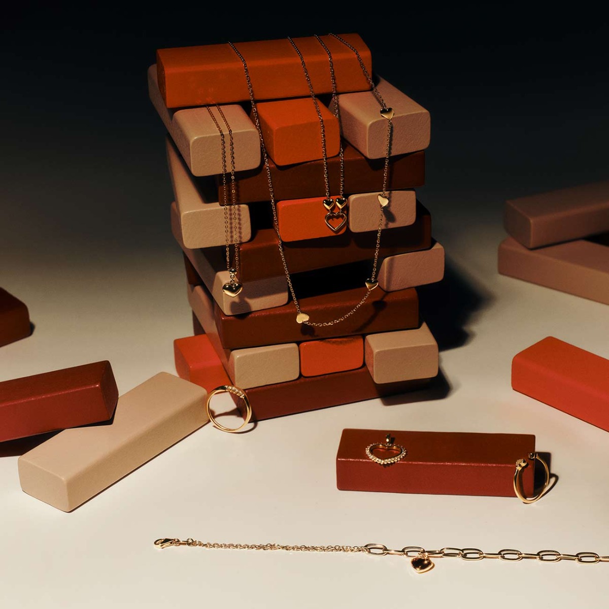 Naszyjnik srebrny pozłacany z perłami