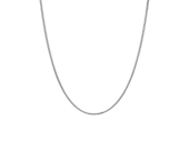 Łańcuszek srebrny o splocie okrągłej linki