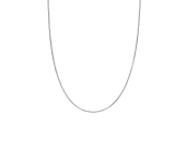 Klasyczny łańcuszek srebrny o splocie linka