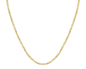 Łańcuszek złoty na szyję o splocie typu ankier z grubymi ogniwami