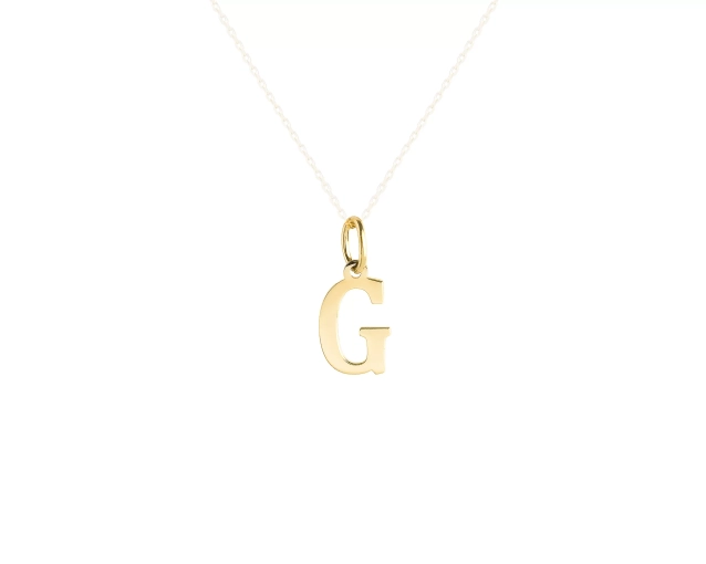 Zawieszka złota litera G