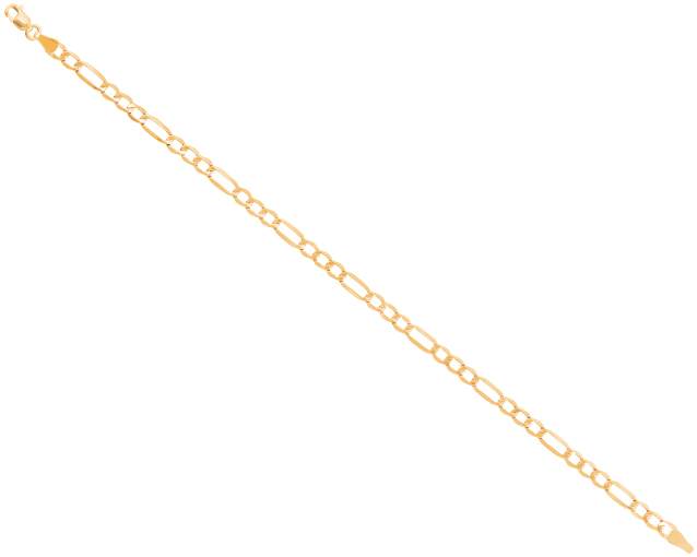 Bransoletka złota łańcuszkowa splot figaro