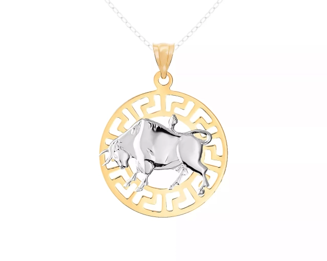 Zawieszka złota znak zodiaku Byk
