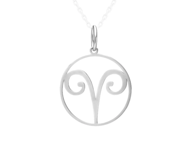 Zawieszka srebrna znak zodiaku Baran
