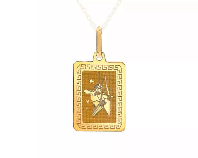 Zawieszka złota znak zodiaku Strzelec
