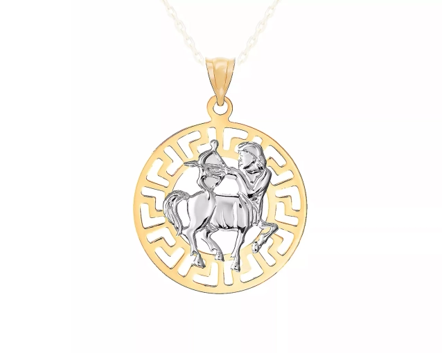 Zawieszka złota znak zodiaku Strzelec