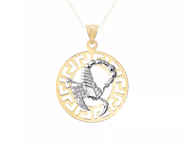 Zawieszka złota znak zodiaku Skorpion