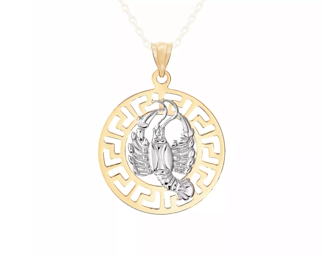 Zawieszka złota znak zodiaku Rak