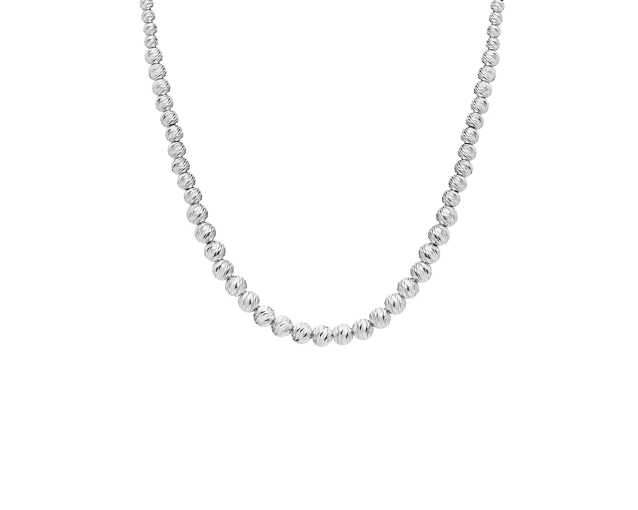 Klasyczny naszyjnik srebrny