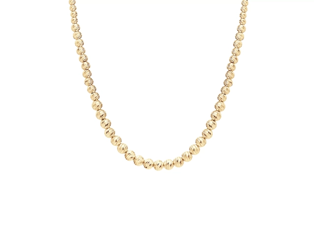 Naszyjnik srebrny pozłacany