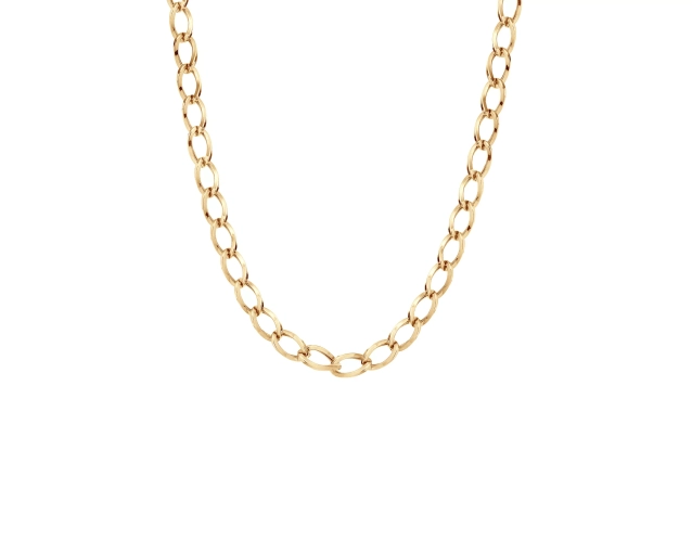 Naszyjnik złoty segmentowy klasyczny