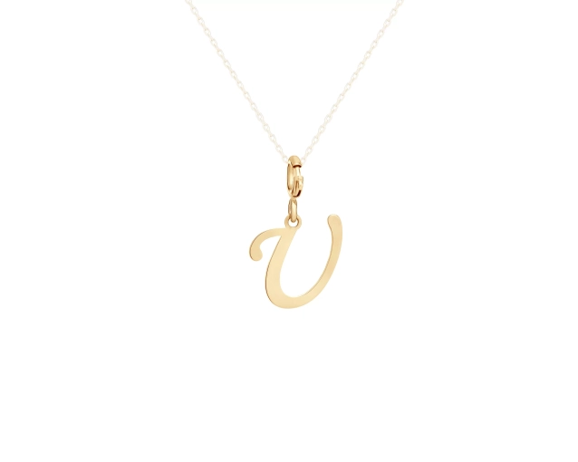 Zawieszka charms literka U