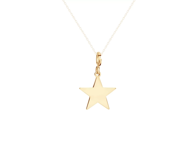 Zawieszka charms złota w kształcie skrzydełko