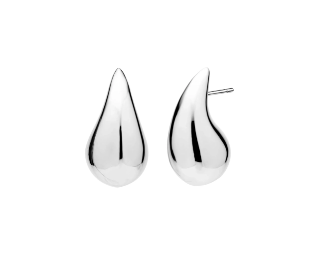 kolczyki srebrne krople