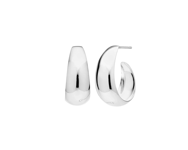 kolczyki srebrne koła