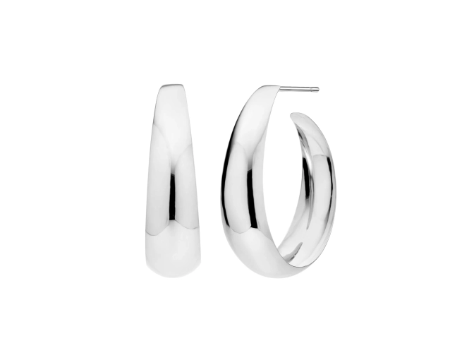 kolczyki srebrne szerokie koła