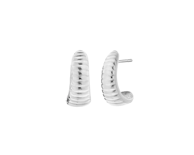 Kolczyki srebrne pozłacane w kształcie kropli ze zdobieniem