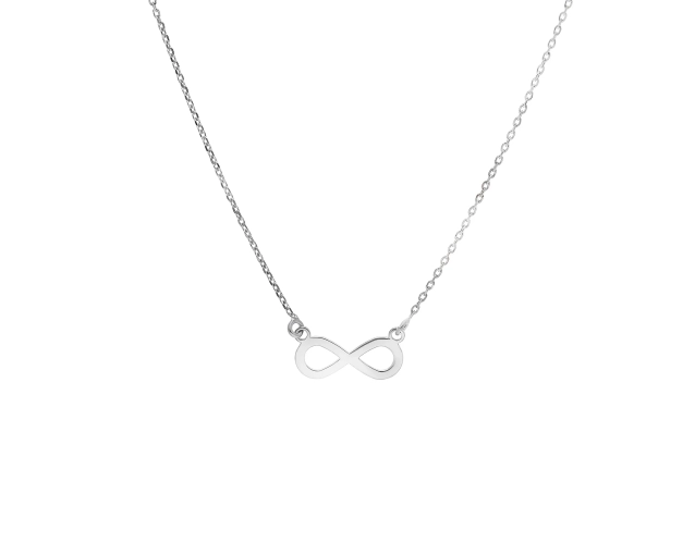 Naszyjnik srebrny nieskończoność
