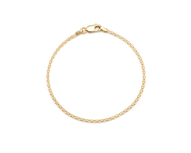 Bransoletka złota splot Bismarck