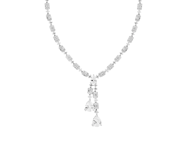 Naszyjnik z cyrkoniami