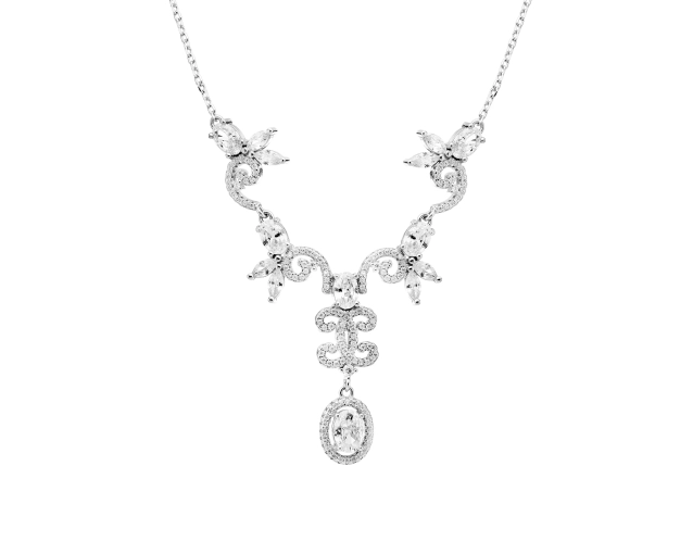 Naszyjnik z cyrkoniami
