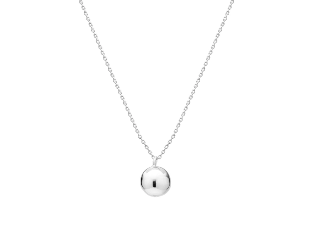 Srebrny naszyjnik z kulką