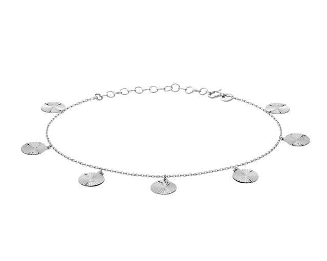 Srebrna bransoletka Schubert z okrągłymi zawieszkami – stylowa i elegancka