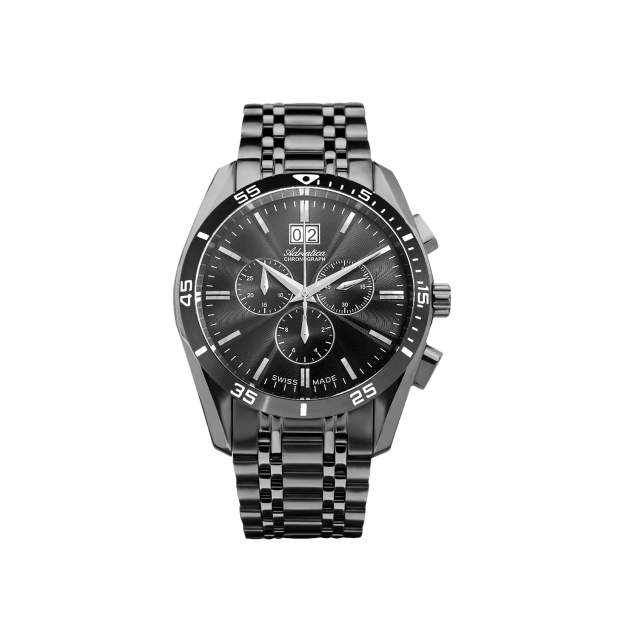 zegarek męski adriatica czarna koperta