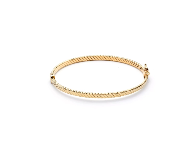 Bansoletka złota sztywna