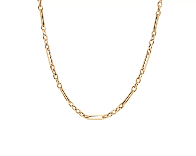 Naszyjnik złoty o nowoczesnym splocie