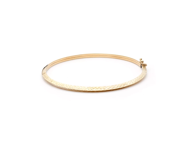 Bransoletka złota sztywna