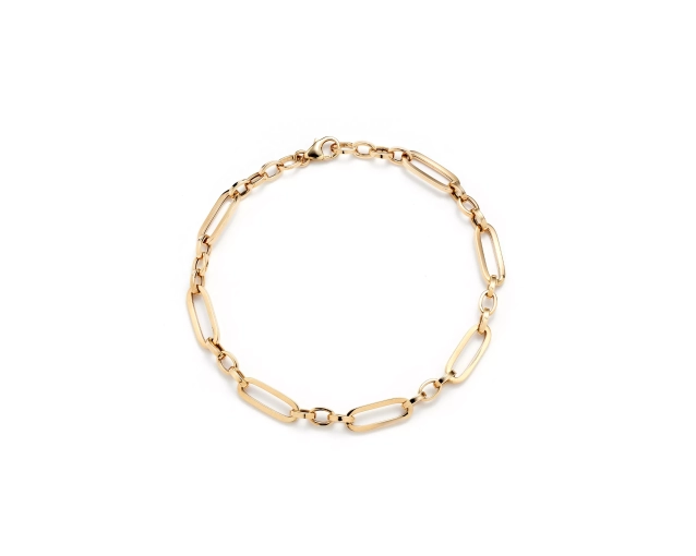 Bransoletka złota z ogniwami