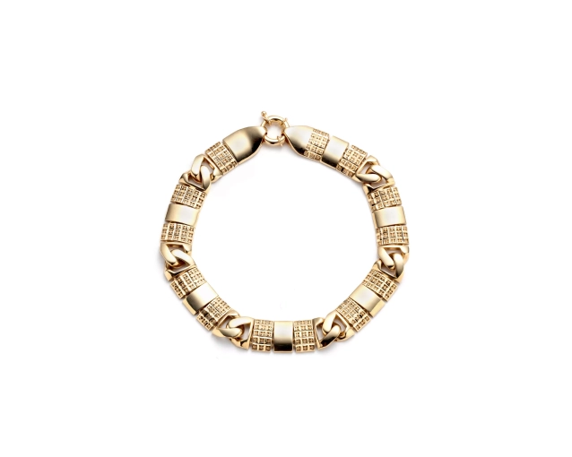 Złota bransoleta elegancka