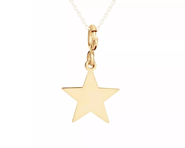 Zawieszka złota gwiazdka charms