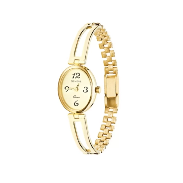 Zegarek złoty damski analogowy