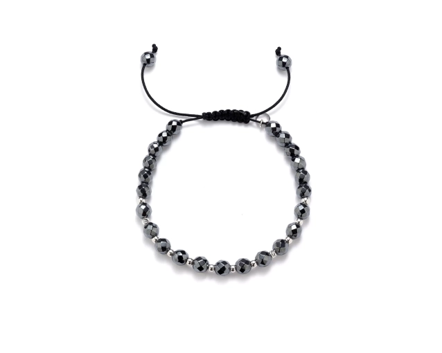 Bransoletka z fasetowanych kamieni naturalnych