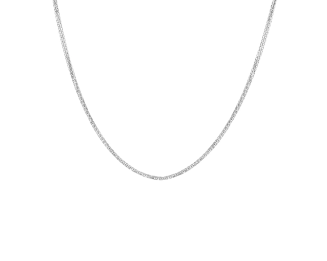 Łańcuszek srebrny klasyczny o splocie pancerka