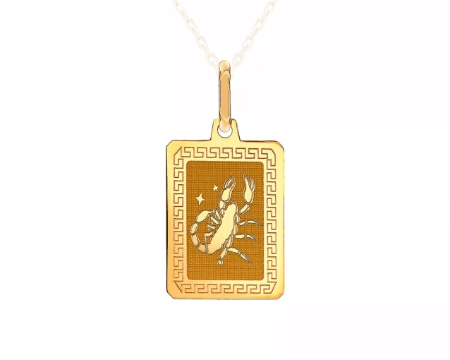 Zawieszka złota znak zodiaku Skorpion