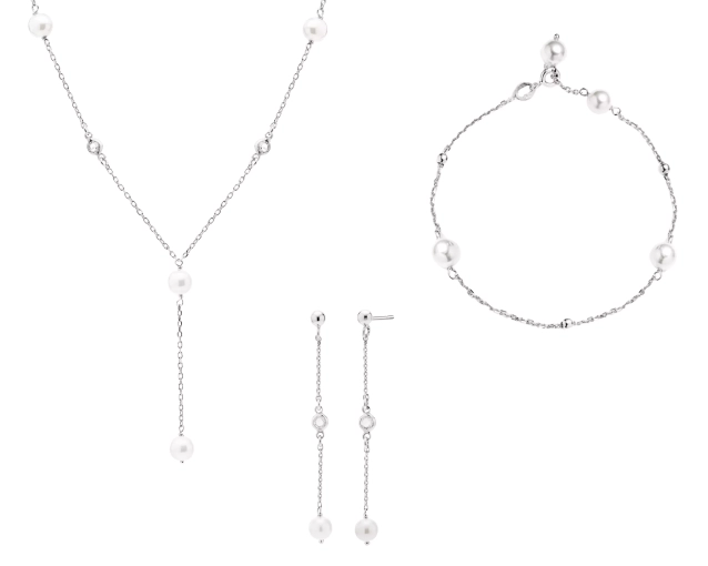 Zestaw srebrny z pełami PRS 0124