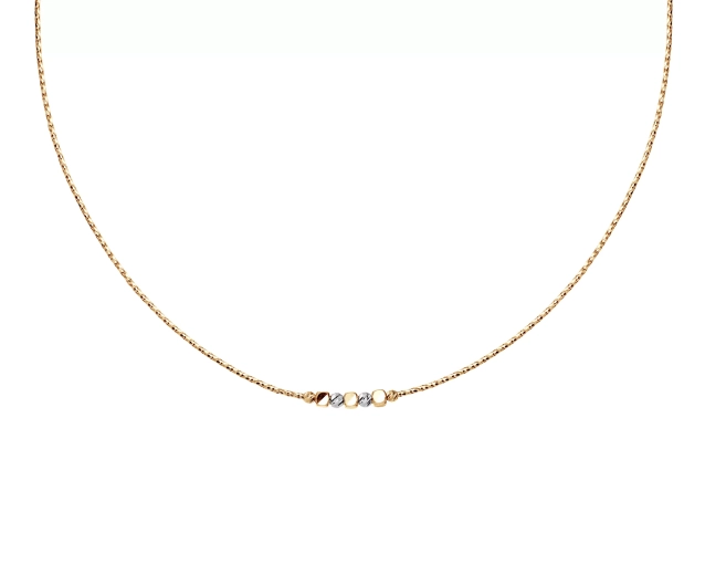 Naszyjnik złoty z kulkami