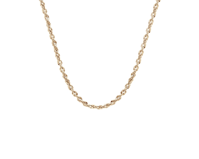 Łańcuszek złoty splot Iride