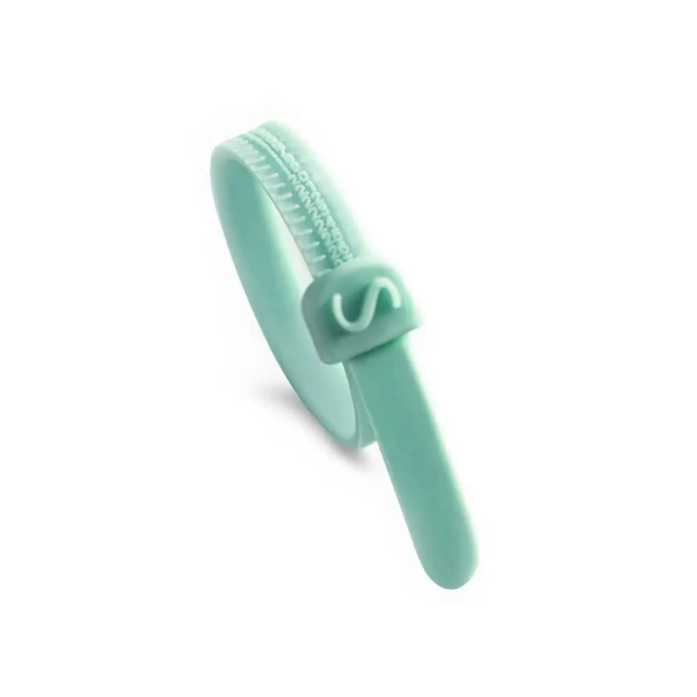 Miarka silikonowa do pomiaru rozmiarów pierścionka lub obrączki