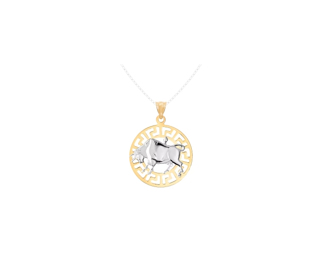 Zawieszka złota znak zodiaku Byk