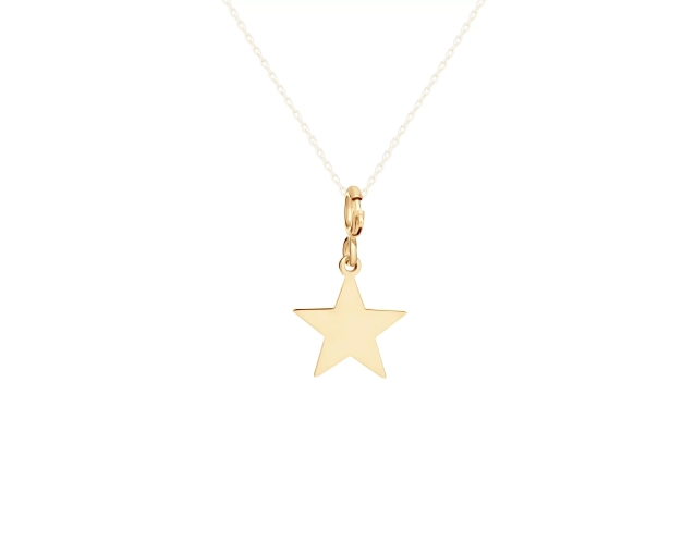 Zawieszka charms złota gwiazdka