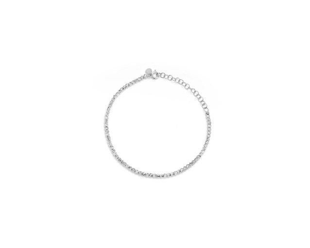 Bransoletka srebrna z drobnymi kuleczkami