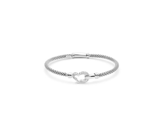 Bransoletka srebrna z cyrkoniami
