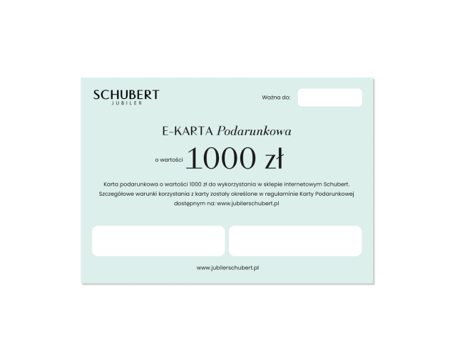E-karta podarunkowa 1000 PLN