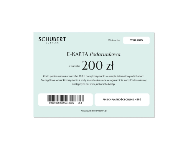 E-karta podarunkowa 200 PLN
